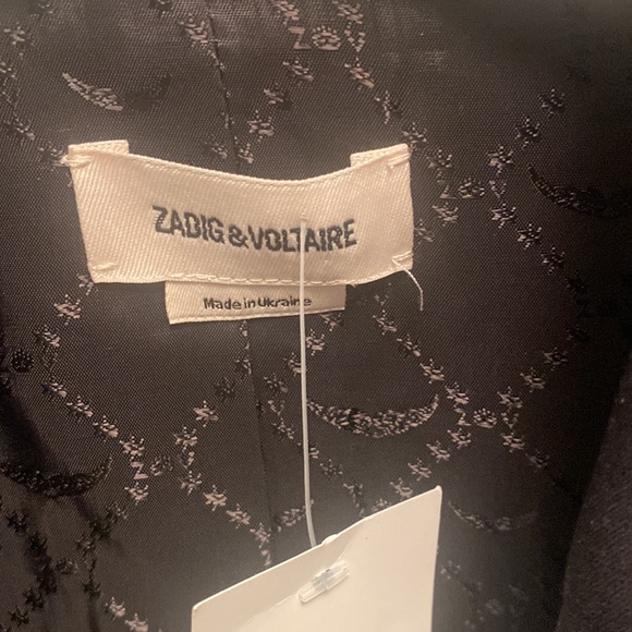 NWT Zadig & Voltaire Black Blazer - Picture 5 of 7